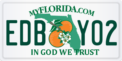 FL license plate EDBY02