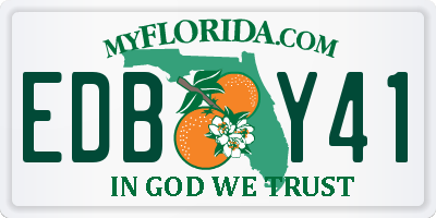 FL license plate EDBY41