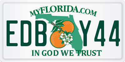 FL license plate EDBY44