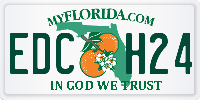 FL license plate EDCH24