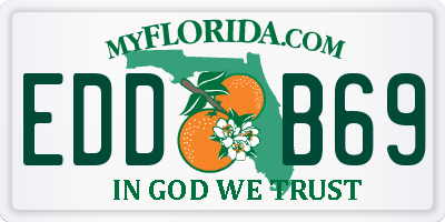 FL license plate EDDB69