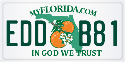 FL license plate EDDB81