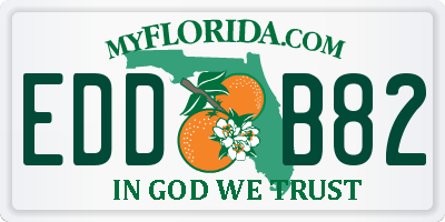 FL license plate EDDB82