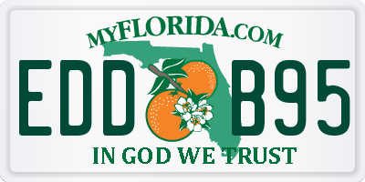 FL license plate EDDB95