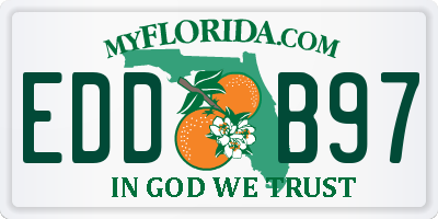 FL license plate EDDB97
