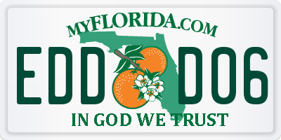 FL license plate EDDD06