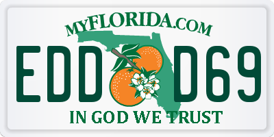 FL license plate EDDD69