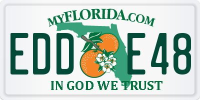 FL license plate EDDE48