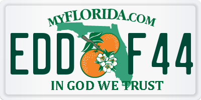 FL license plate EDDF44