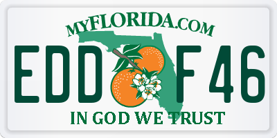 FL license plate EDDF46