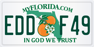 FL license plate EDDF49