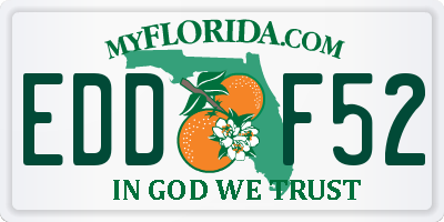 FL license plate EDDF52