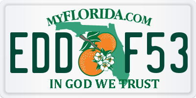 FL license plate EDDF53