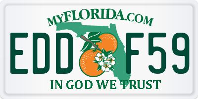 FL license plate EDDF59