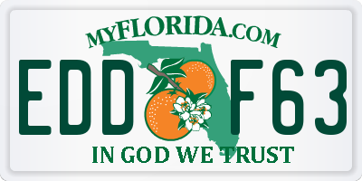 FL license plate EDDF63