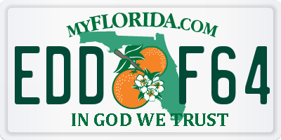 FL license plate EDDF64