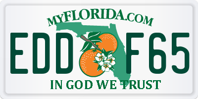 FL license plate EDDF65