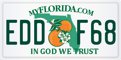 FL license plate EDDF68