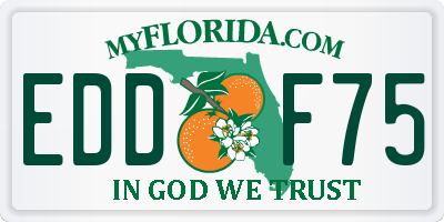FL license plate EDDF75
