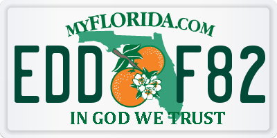 FL license plate EDDF82