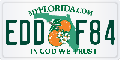FL license plate EDDF84