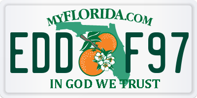 FL license plate EDDF97