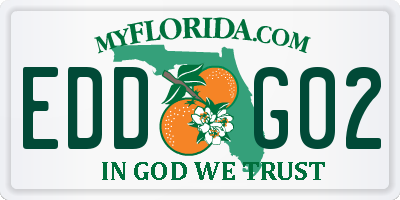 FL license plate EDDG02