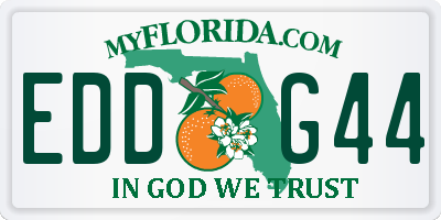 FL license plate EDDG44