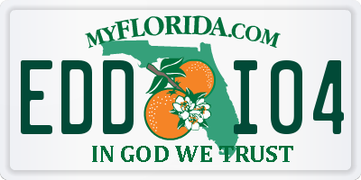 FL license plate EDDI04