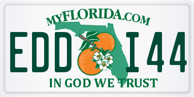 FL license plate EDDI44