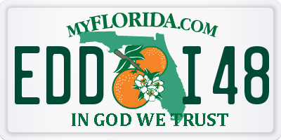 FL license plate EDDI48