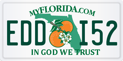 FL license plate EDDI52