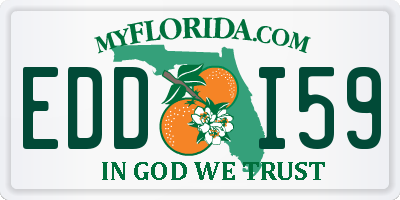 FL license plate EDDI59
