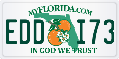 FL license plate EDDI73