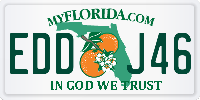 FL license plate EDDJ46