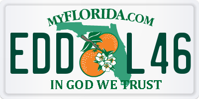 FL license plate EDDL46