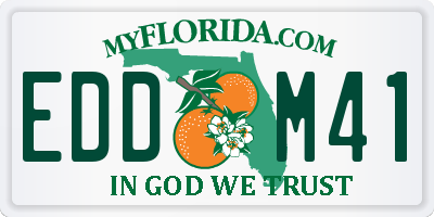 FL license plate EDDM41