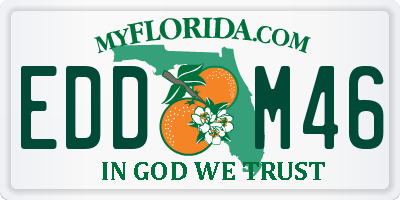 FL license plate EDDM46