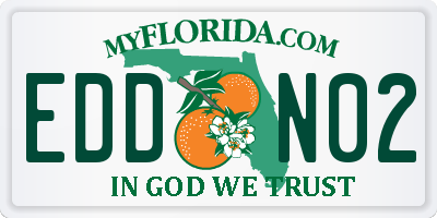 FL license plate EDDN02