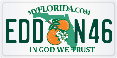 FL license plate EDDN46