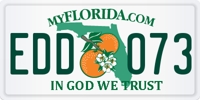FL license plate EDDO73
