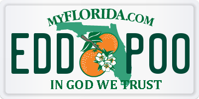 FL license plate EDDP00