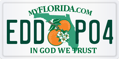FL license plate EDDP04