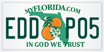 FL license plate EDDP05