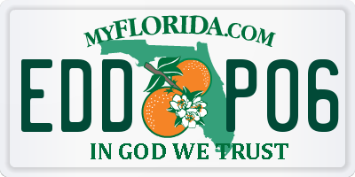 FL license plate EDDP06