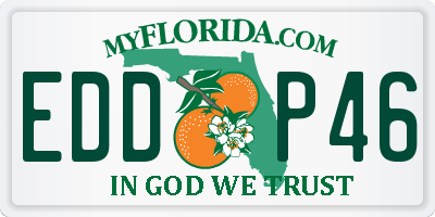 FL license plate EDDP46