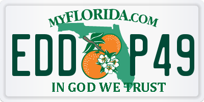 FL license plate EDDP49