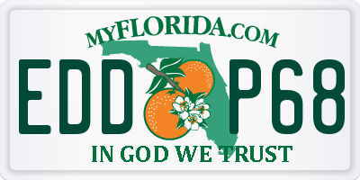 FL license plate EDDP68