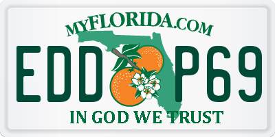 FL license plate EDDP69
