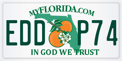 FL license plate EDDP74